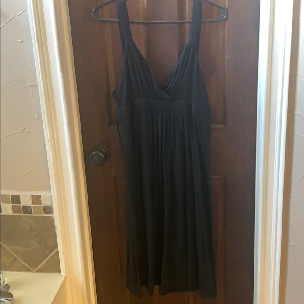 Black summer dress XL